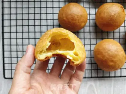 Make Panda butter puff step 6