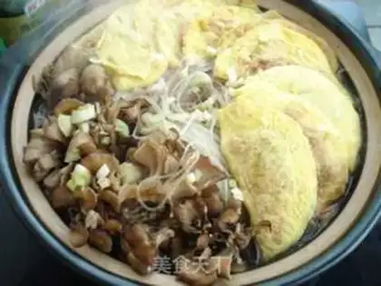Make Grey tree egg dumpling pan step 5
