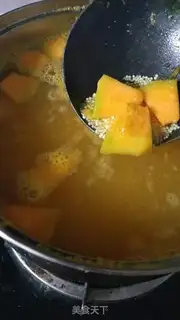 Make Pumpkin porridge step 2