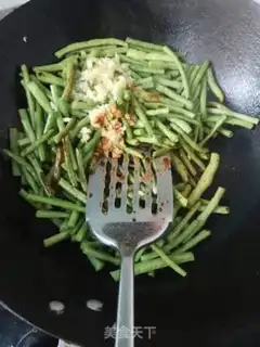 Make Garlic beans step 2