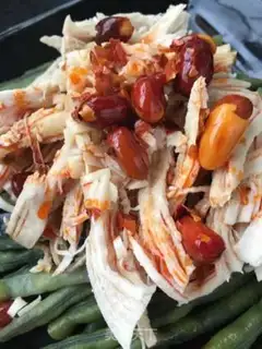 Make Chicken spicy veggie beans step 10