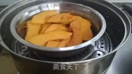 Make Pumpkin eggplant bun step 1