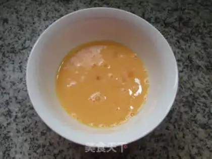 Make ♪ Duck omelet cores boil and bloom ♪ step 1