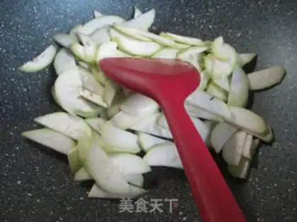 Make ♪ Duck omelet cores boil and bloom ♪ step 4