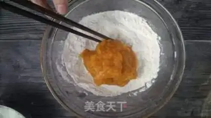 Make Pumpkin eggplant bun step 13