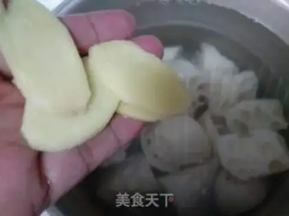 Make Lotus spinal soup step 6