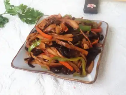 Make Fish apricot mushroom step 8