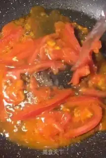 Make Tomato egg noodles step 4