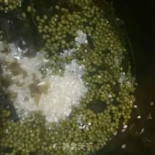 Make Green Bean Sea Porridge step 2