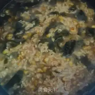 Make Green Bean Sea Porridge step 3