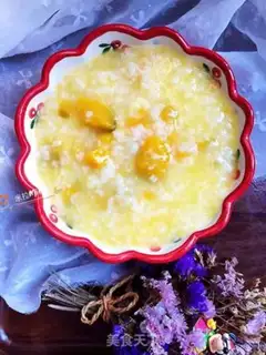 Make Pumpkin rice porridge step 7
