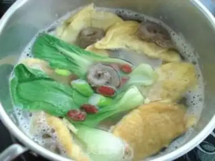 Make Soup from the sea cucumber step 7