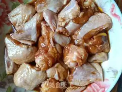 Make Blackwood, steamed chicken wings step 2