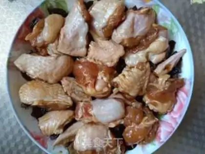 Make Blackwood, steamed chicken wings step 5