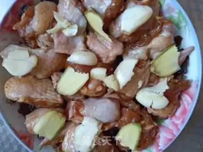 Make Blackwood, steamed chicken wings step 6
