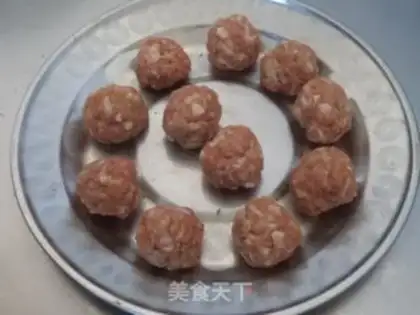 Make The meatballs burn a thousand pages of tofu step 1