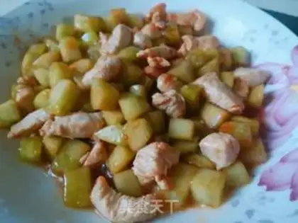 Make cucumber chicken step 5