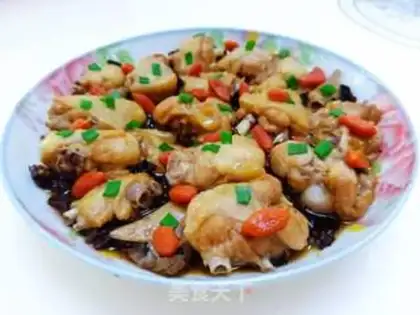 Make Blackwood, steamed chicken wings step 9