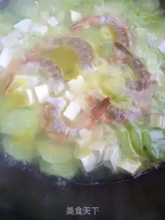 Make Shrimp tofu melon soup step 6