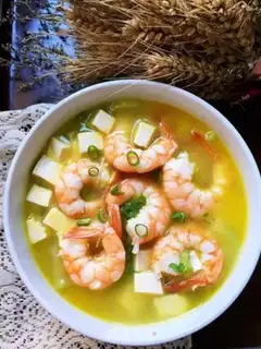 Make Shrimp tofu melon soup step 8