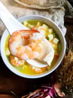 Make Shrimp tofu melon soup step 10