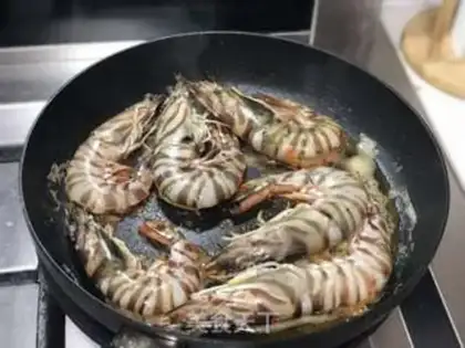 Make Eggplant shrimp step 4