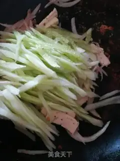 Make Cucumber tofu step 4