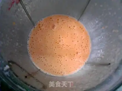 Make Peach shake step 4