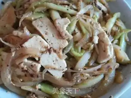 Make Cucumber tofu step 5