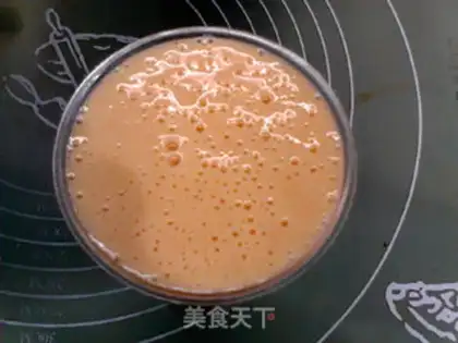 Make Peach shake step 5