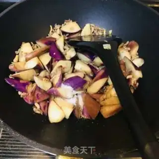 Make Meat and eggplant step 4