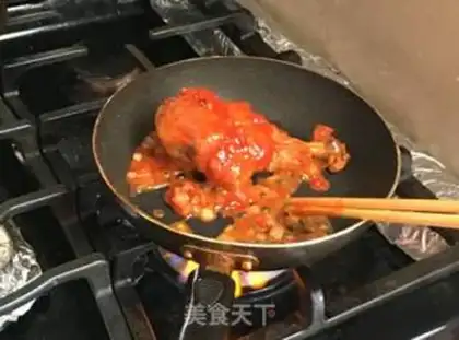 Make Eggplant chicken leg step 8