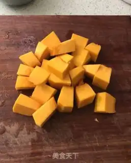 Make Pumpkin rice step 1