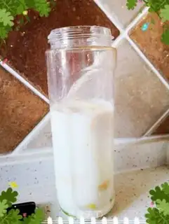 Make Banana butter cream shake step 2