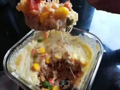 Make Gold cheese rice step 0