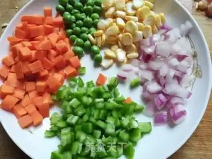 Make Gold cheese rice step 3