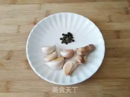Make The garlic dry beans step 1