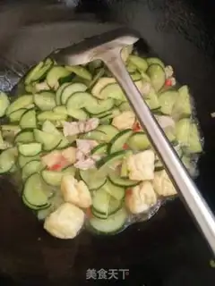 Make cucumber meat step 2