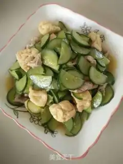 Make cucumber meat step 3