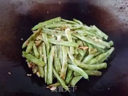 Make The garlic dry beans step 11