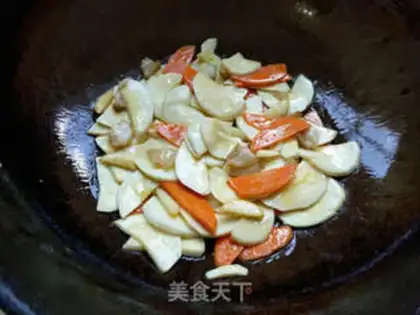 Make The oily apricot mushroom step 6