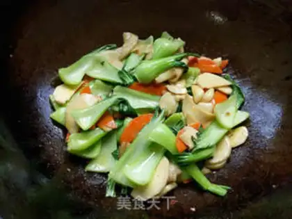 Make The oily apricot mushroom step 8