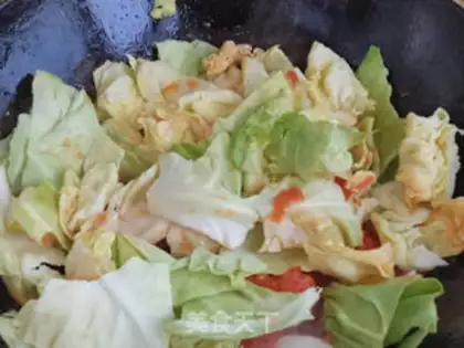 Make Tomato and cabbage step 4