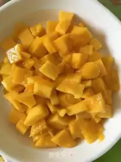 Make Mango cake step 15