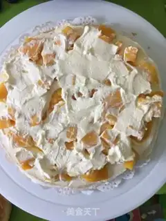 Make Mango cake step 16