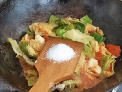 Make Tomato and cabbage step 7