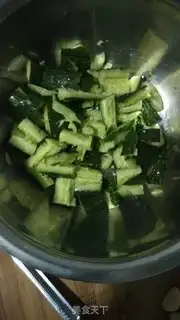 Make Cold cucumber step 1