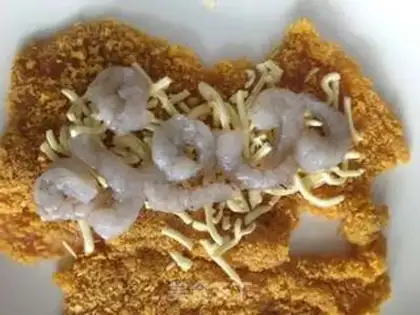 Make Shrimp chicken chops step 7