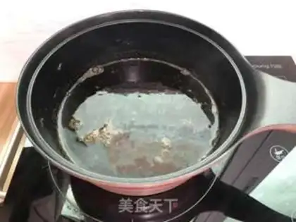 Make Red tea, red sugar, pearl milk step 3