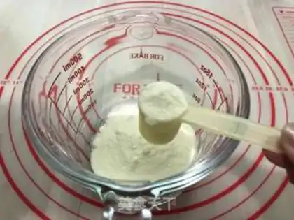 Make Red tea, red sugar, pearl milk step 7
